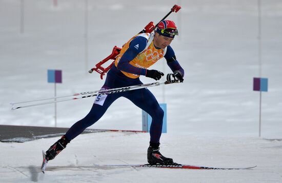 2014 Winter Olympics. Biathlon. Men. Relay