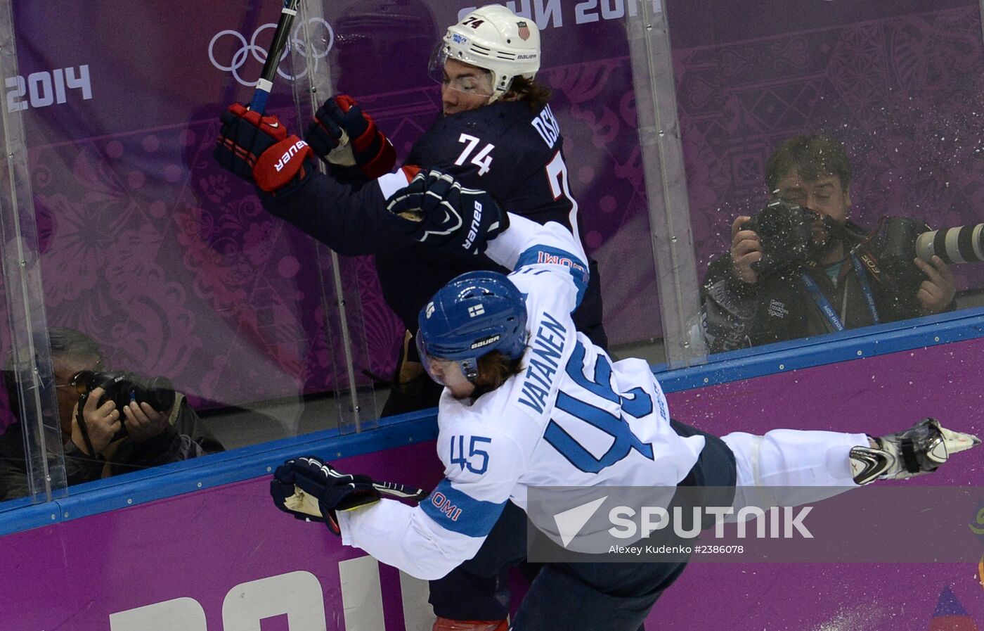 2014 Winter Olympics. Ice hockey. Men. Bronze medal match
