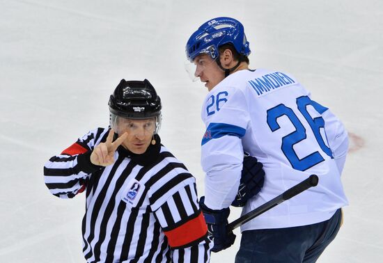 2014 Winter Olympics. Ice hockey. Men. Bronze medal match