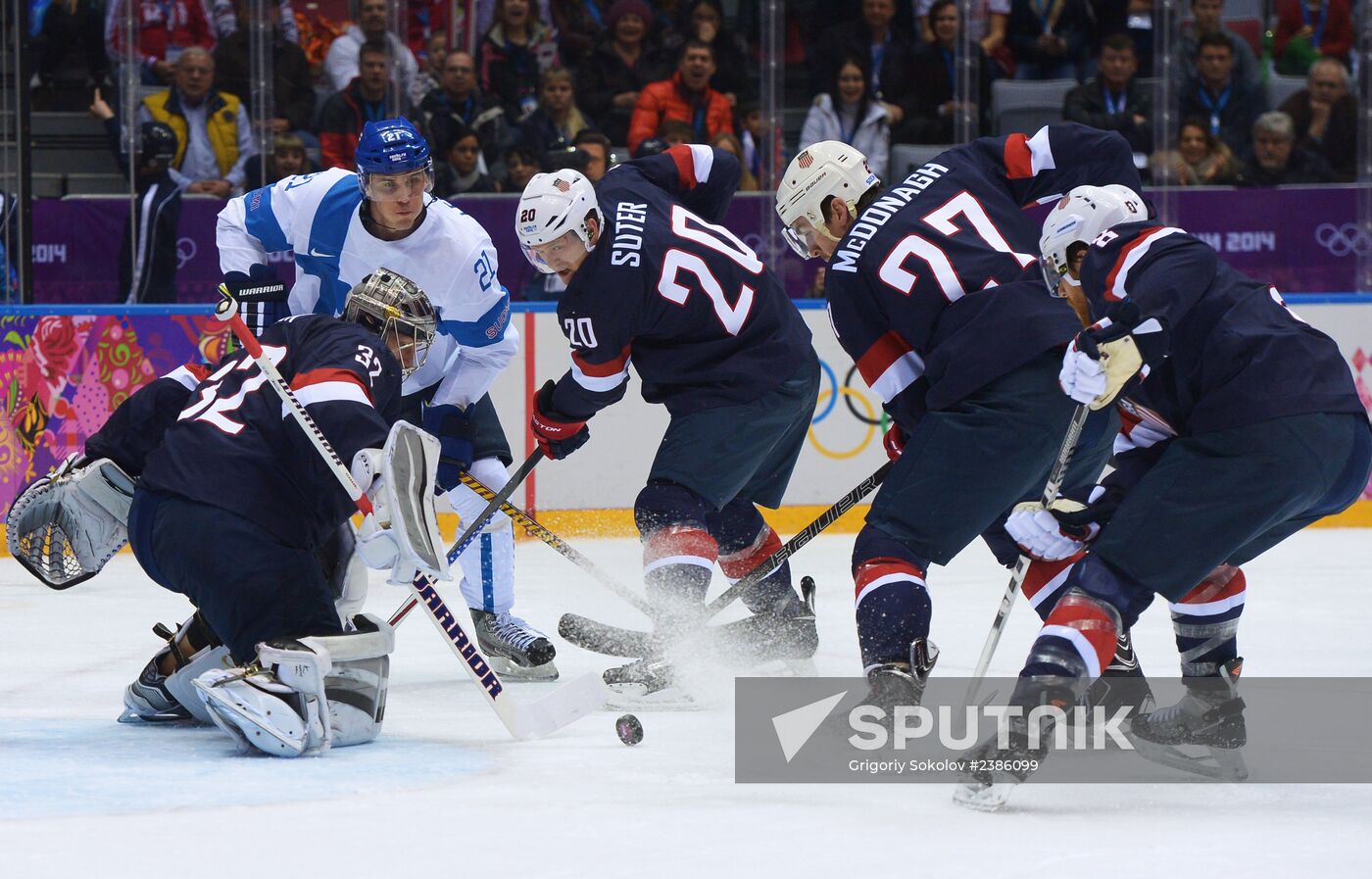 2014 Winter Olympics. Ice hockey. Men. Bronze medal match