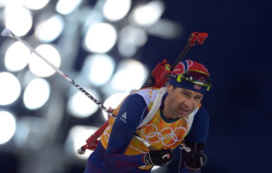2014 Winter Olympics. Biathlon. Men. Relay