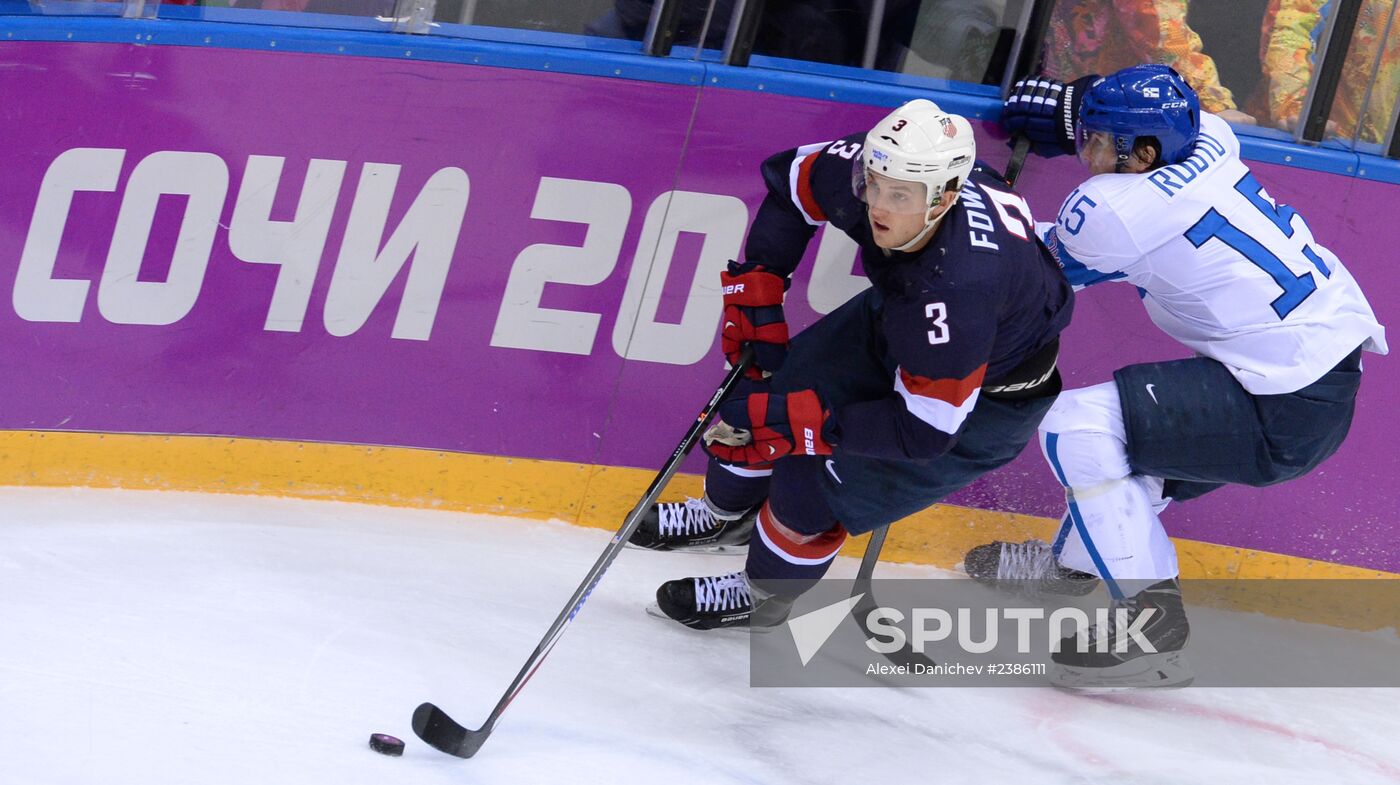 2014 Winter Olympics. Ice hockey. Men. Bronze medal match
