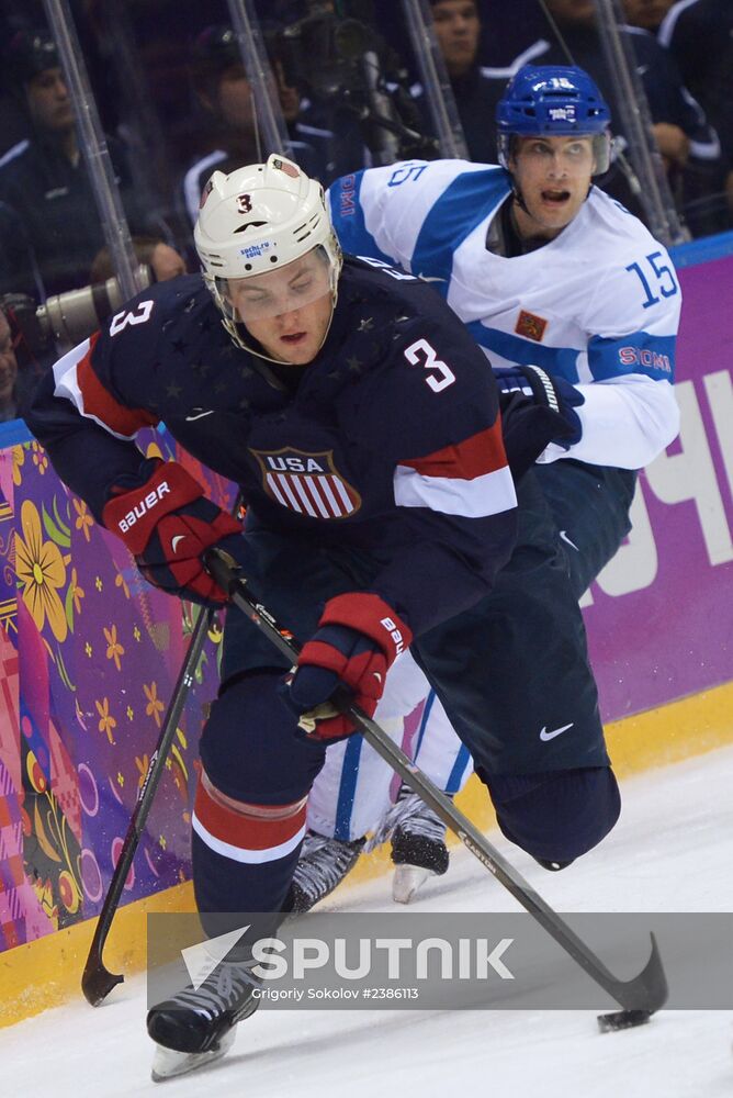 2014 Winter Olympics. Ice hockey. Men. Bronze medal match