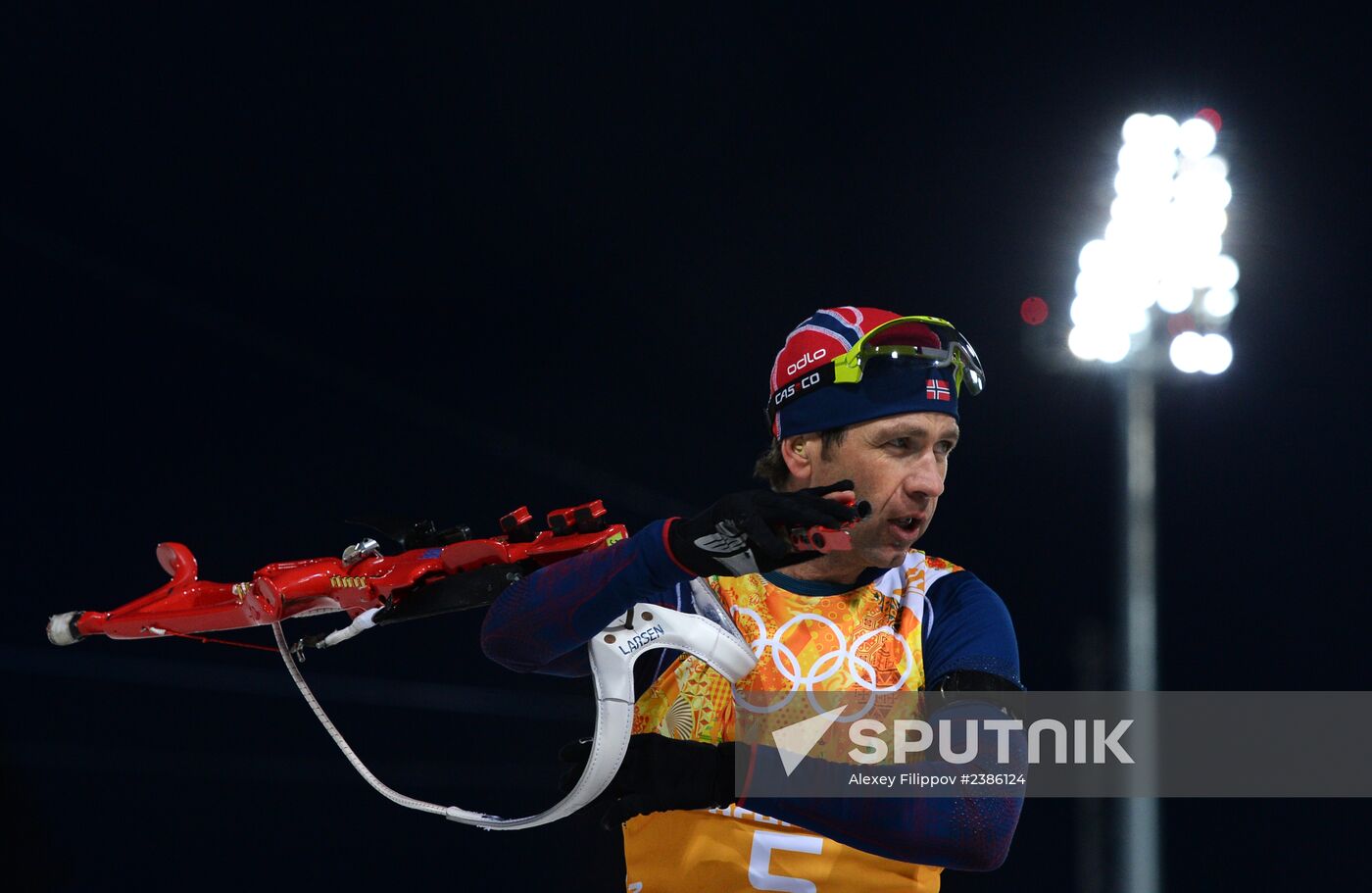 2014 Winter Olympics. Biathlon. Men. Relay