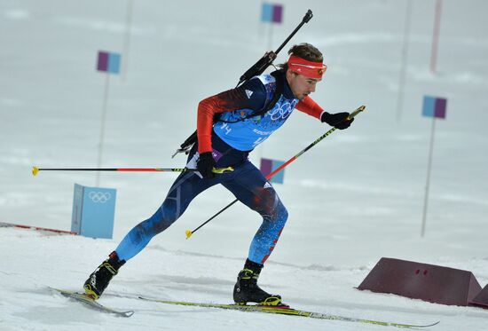 2014 Winter Olympics. Biathlon. Men. Relay