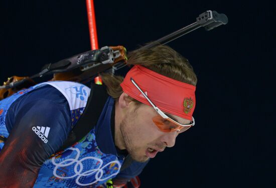 2014 Winter Olympics. Biathlon. Men. Relay