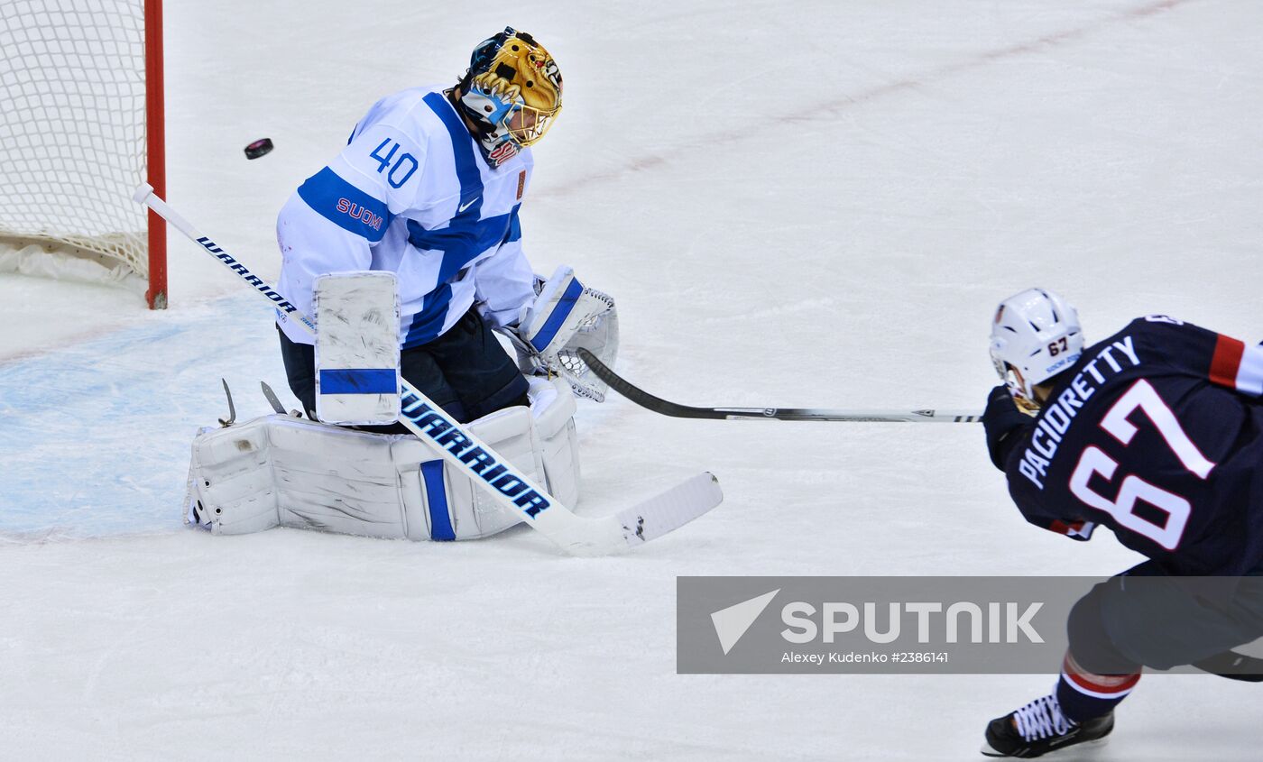 2014 Winter Olympics. Ice hockey. Men. Bronze medal match