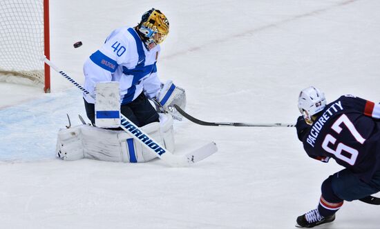 2014 Winter Olympics. Ice hockey. Men. Bronze medal match