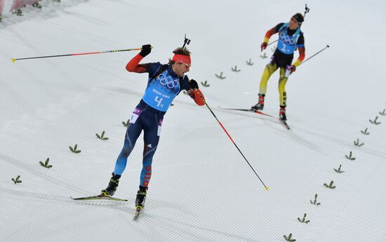 2014 Winter Olympics. Biathlon. Men. Relay
