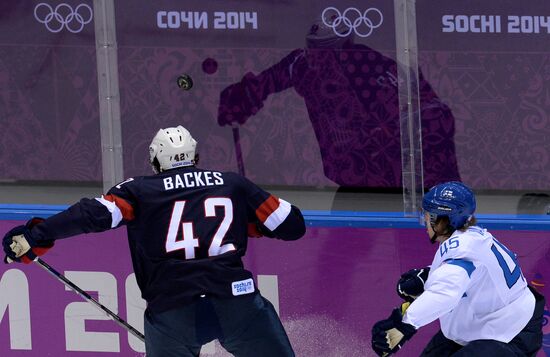 2014 Winter Olympics. Ice hockey. Men. Bronze medal match