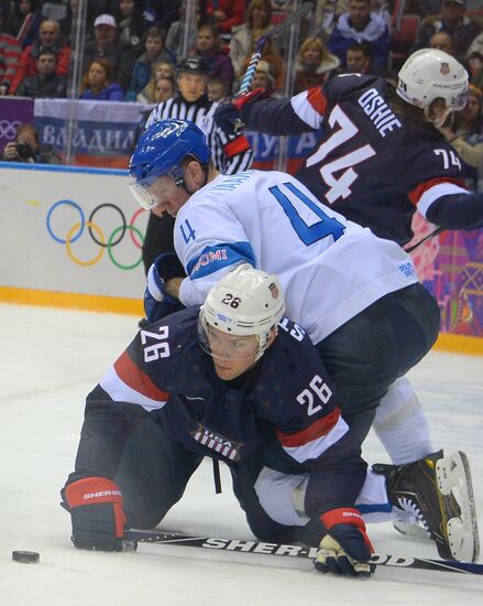 2014 Winter Olympics. Ice hockey. Men. Bronze medal match