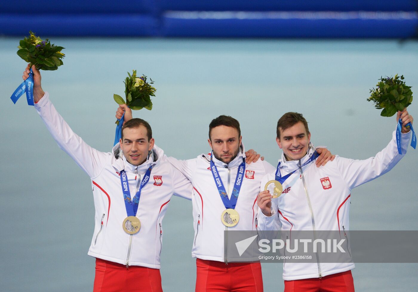 2014 Winter Olympics. Speed skating. Men. Team pursuit. Finals