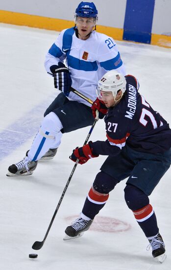 2014 Winter Olympics. Ice hockey. Men. Bronze medal match