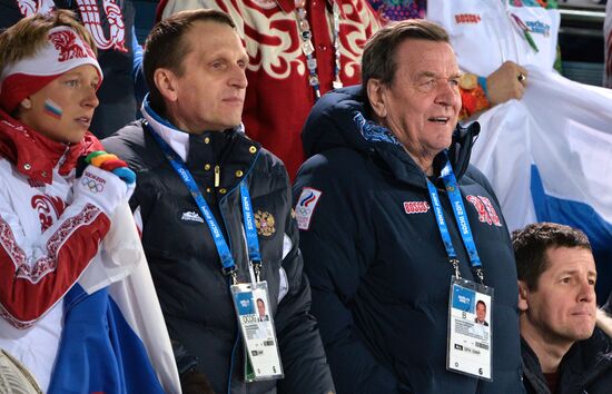2014 Winter Olympics. Biathlon. Men. Relay