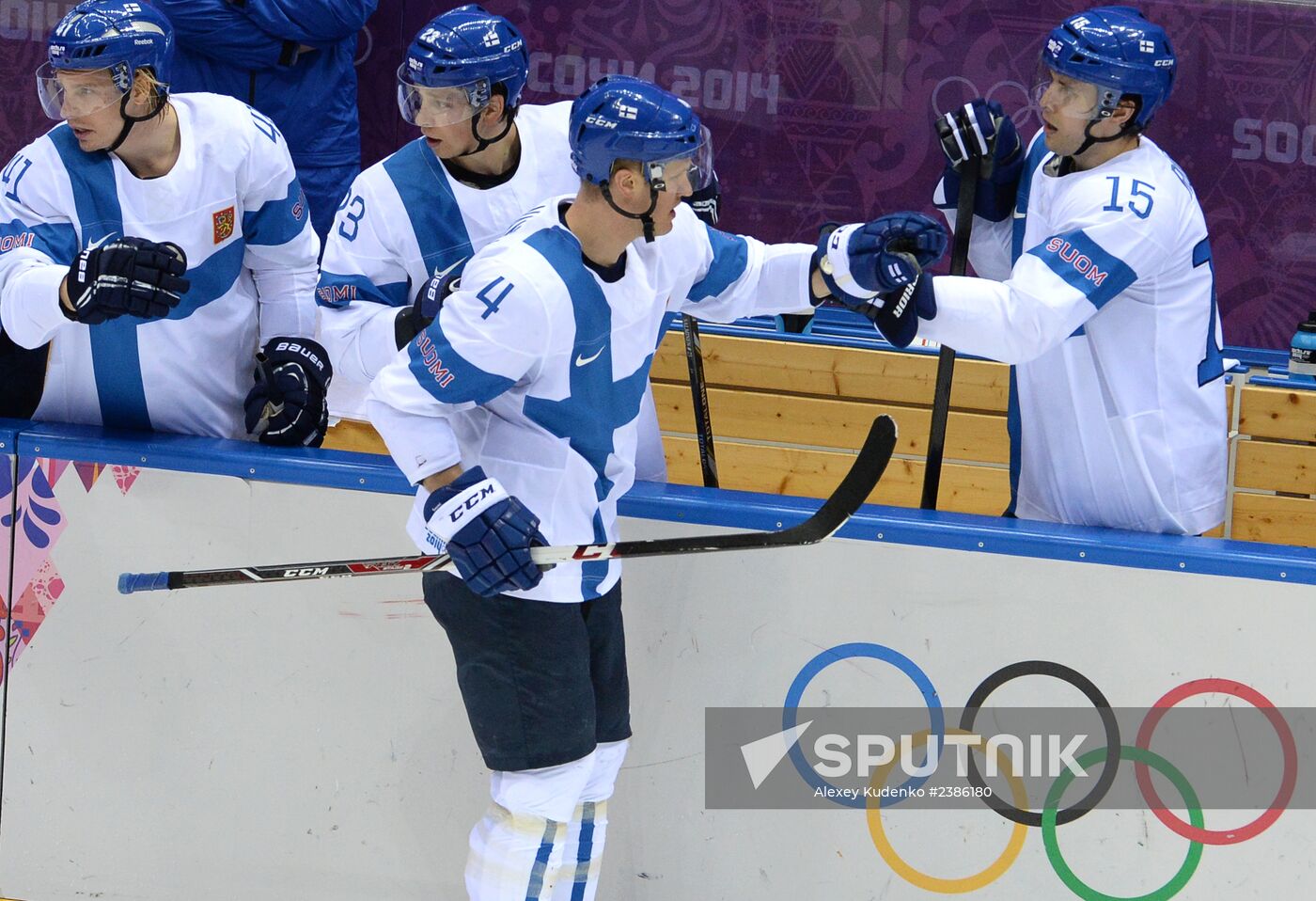 2014 Winter Olympics. Ice hockey. Men. Bronze medal match