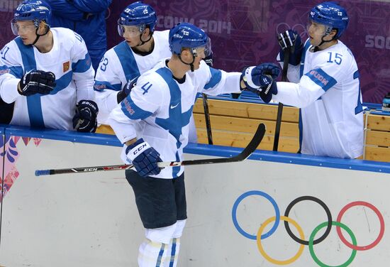2014 Winter Olympics. Ice hockey. Men. Bronze medal match