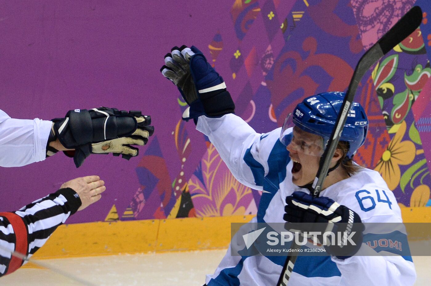 2014 Winter Olympics. Ice hockey. Men. Bronze medal match