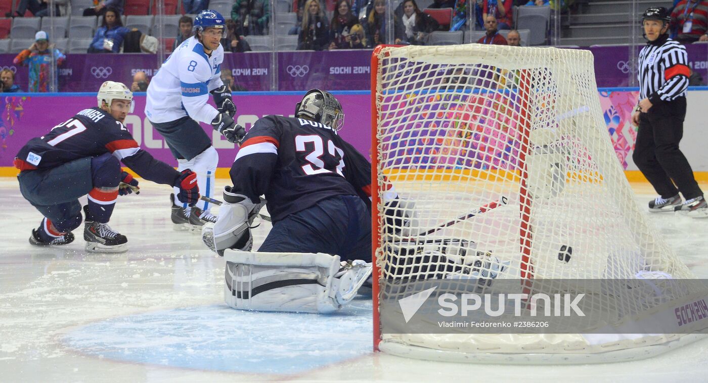 2014 Winter Olympics. Ice hockey. Men. Bronze medal match