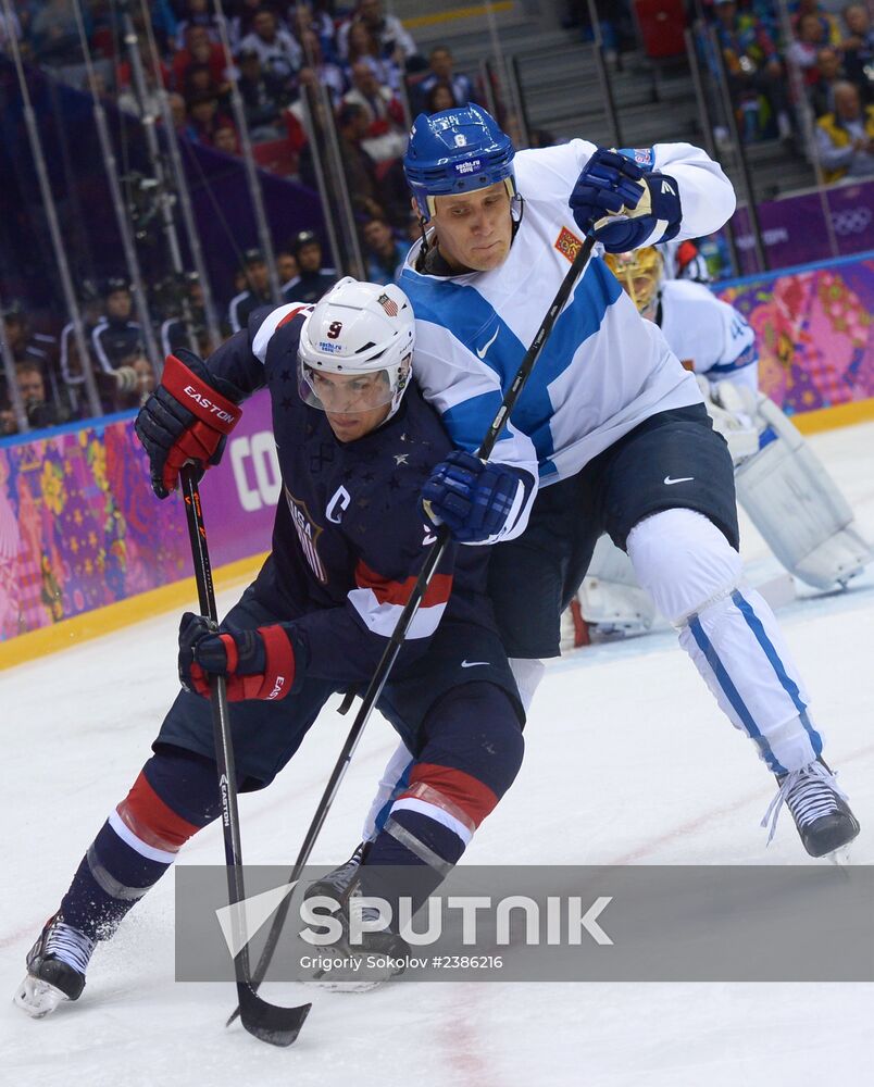 2014 Winter Olympics. Ice hockey. Men. Bronze medal match