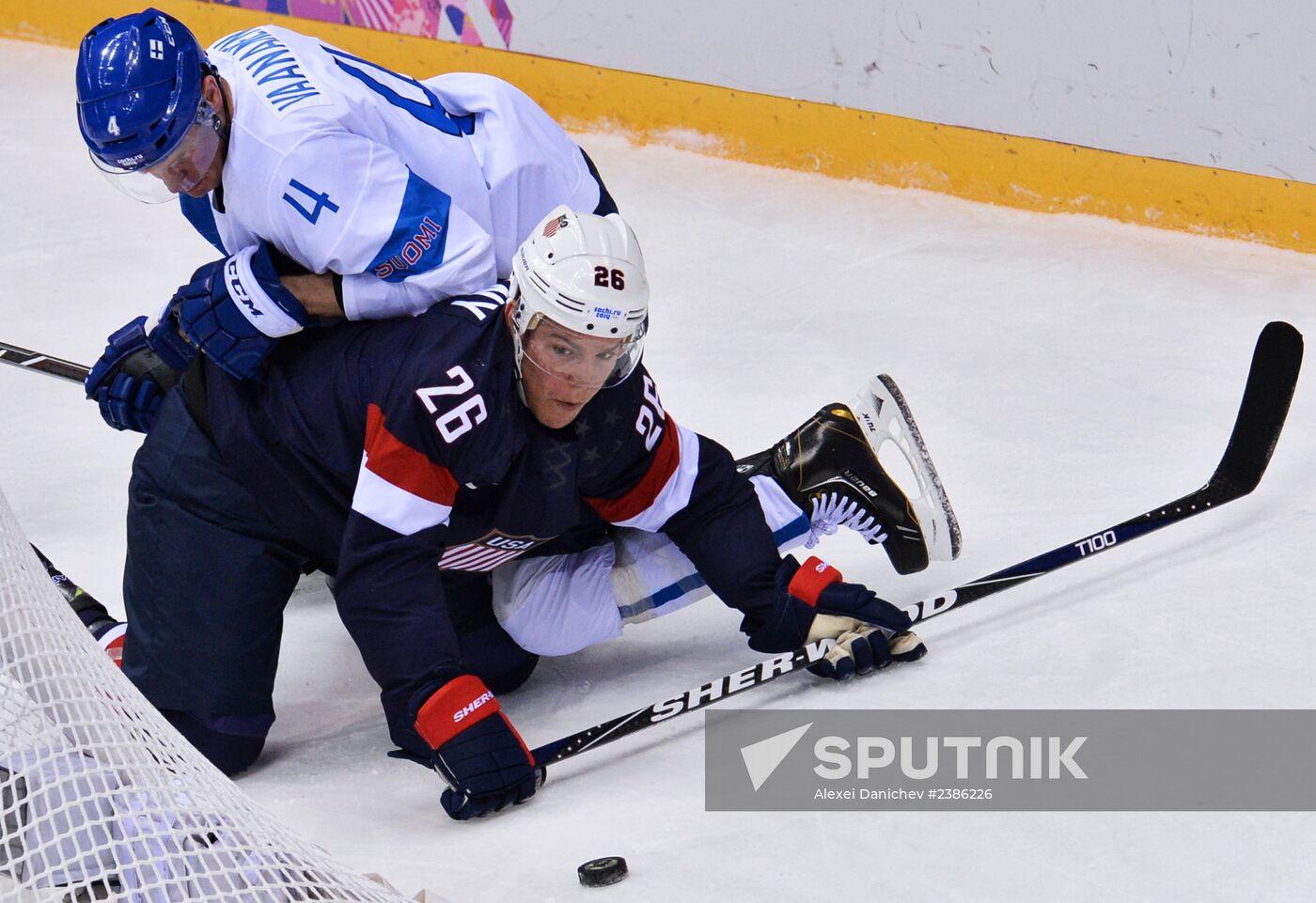 2014 Winter Olympics. Ice hockey. Men. Bronze medal match