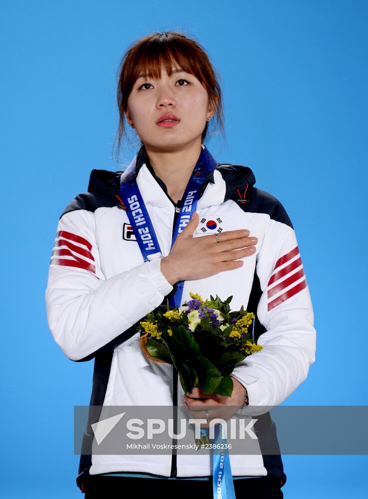 2014 Winter Olympics. Medal ceremony. Day Fifteen