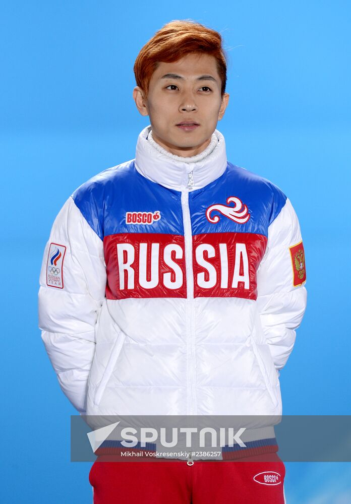 2014 Winter Olympics. Medal ceremony. Day Fifteen