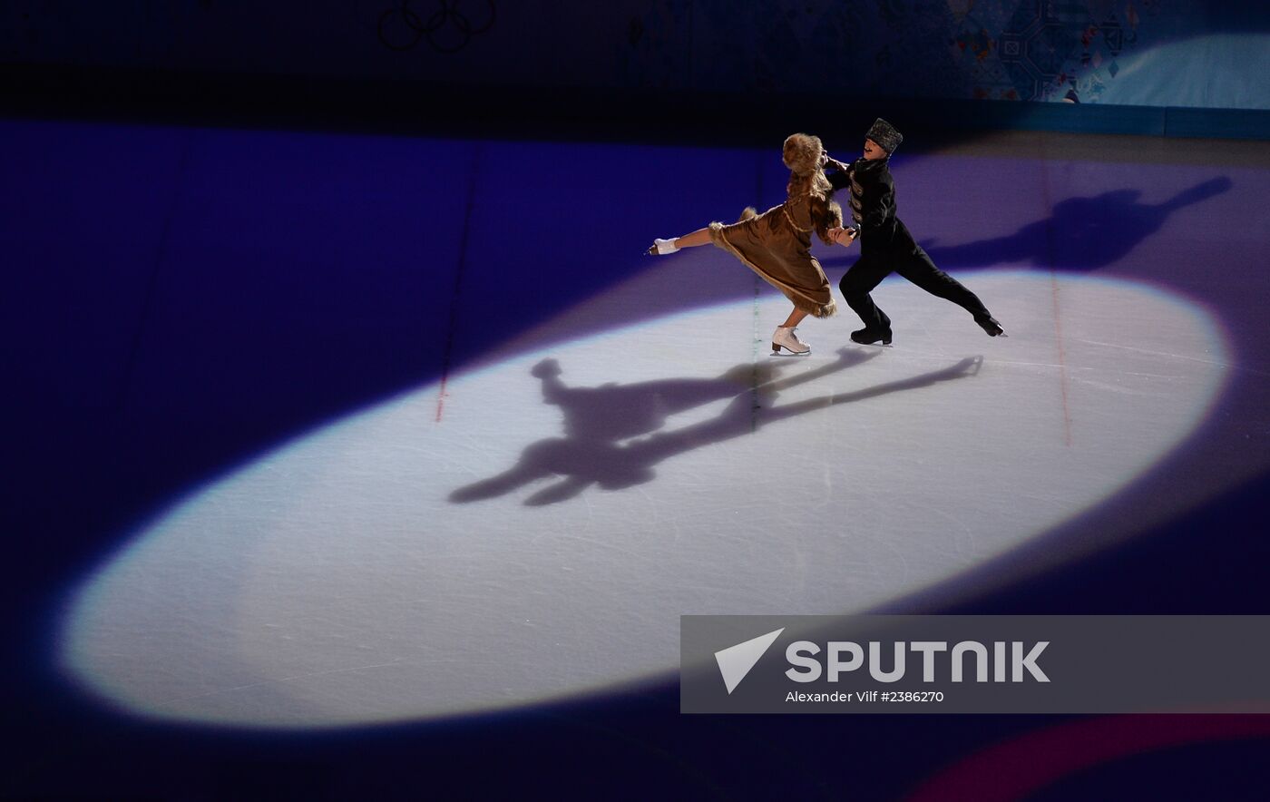 2014 Winter Olympics. Figure skating. Exhibition gala