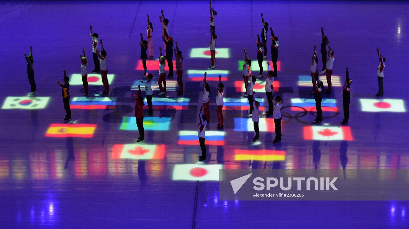 2014 Winter Olympics. Figure skating. Exhibition gala