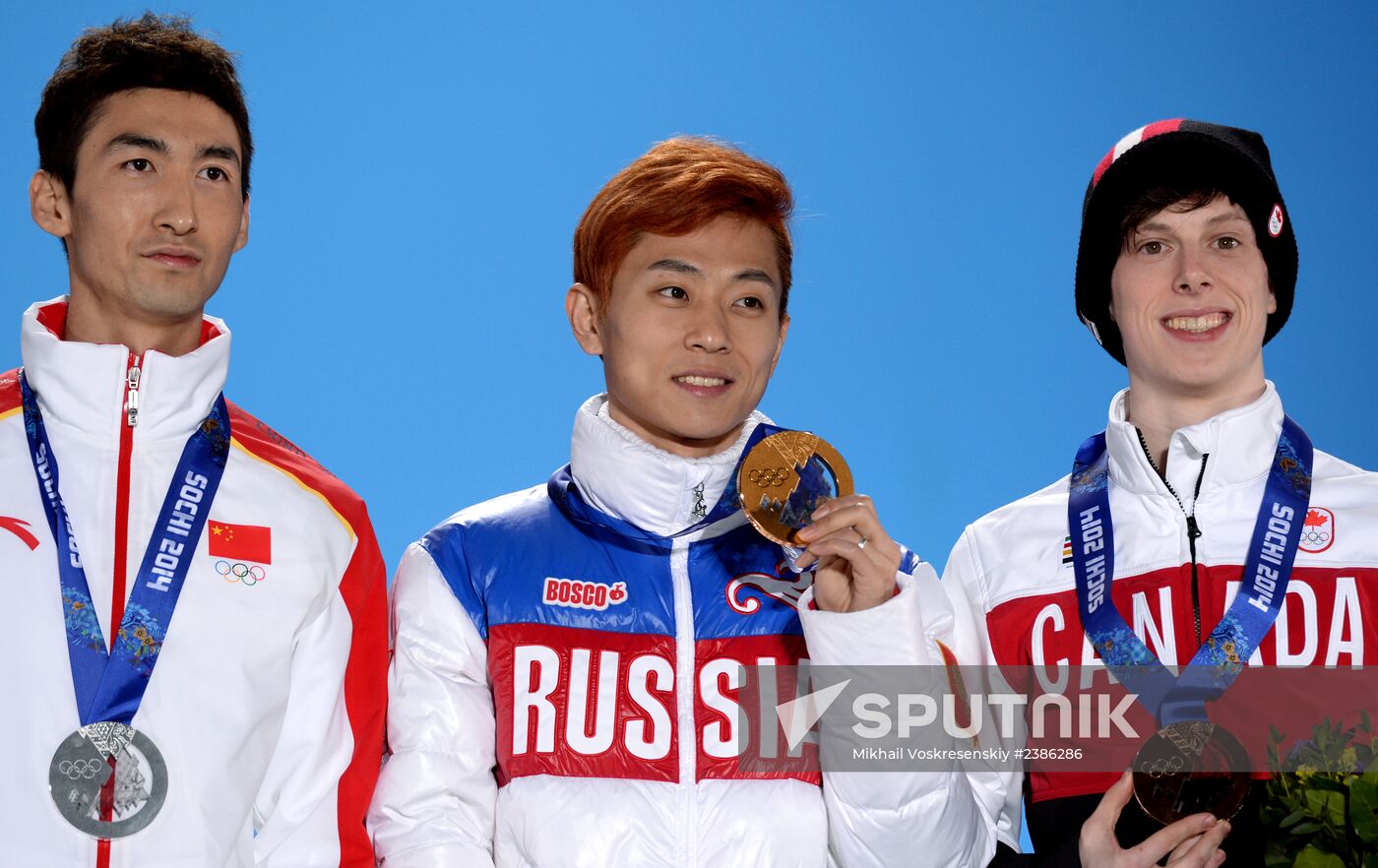 2014 Winter Olympics. Medal ceremony. Day Fifteen