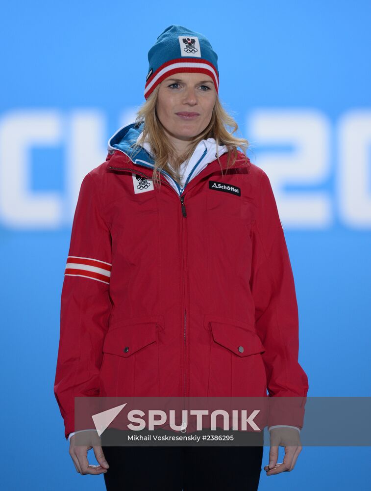 2014 Winter Olympics. Medal ceremony. Day Fifteen