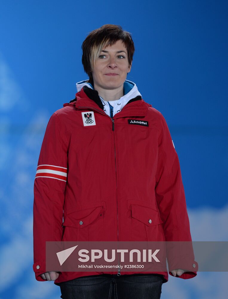 2014 Winter Olympics. Medal ceremony. Day Fifteen