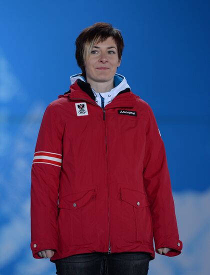 2014 Winter Olympics. Medal ceremony. Day Fifteen