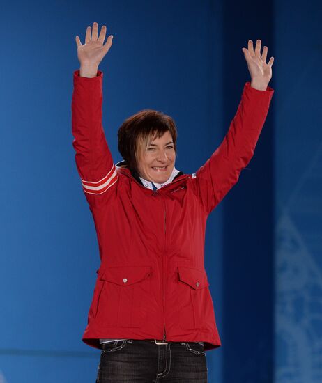 2014 Winter Olympics. Medal ceremony. Day Fifteen