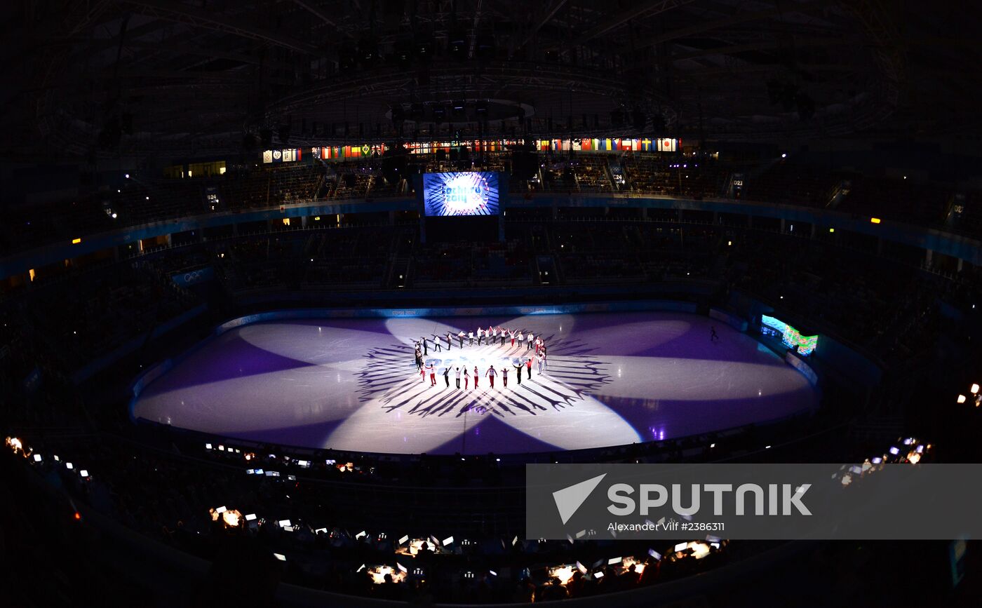 2014 Winter Olympics. Figure skating. Exhibition gala