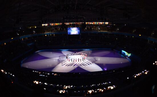 2014 Winter Olympics. Figure skating. Exhibition gala