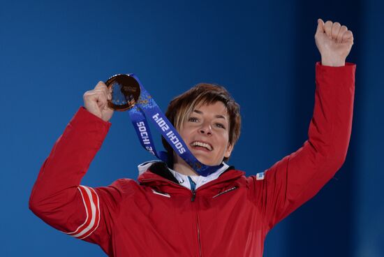 2014 Winter Olympics. Medal ceremony. Day Fifteen