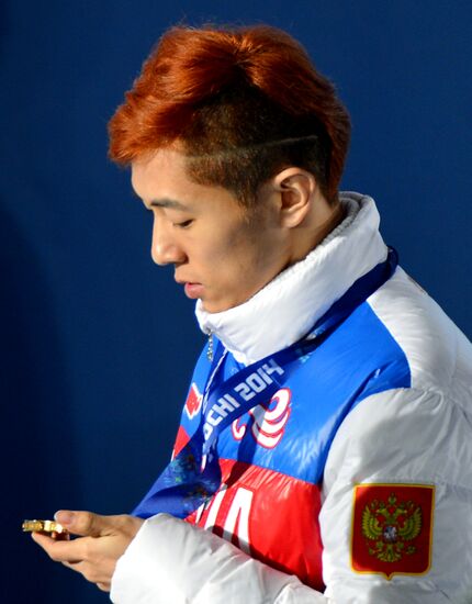 2014 Winter Olympics. Medal ceremony. Day Fifteen