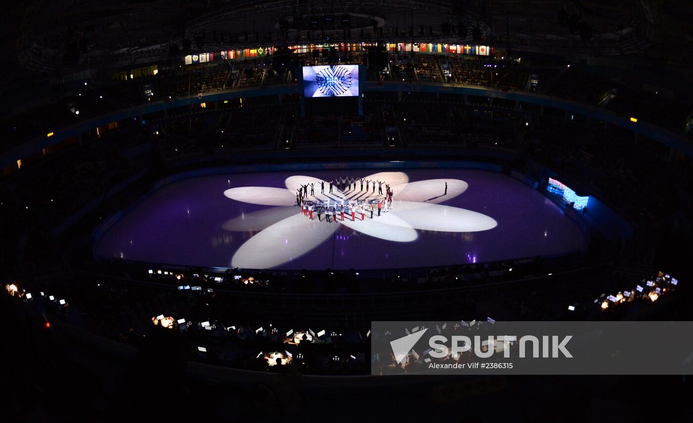 2014 Winter Olympics. Figure skating. Exhibition gala