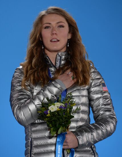 2014 Winter Olympics. Medal ceremony. Day Fifteen