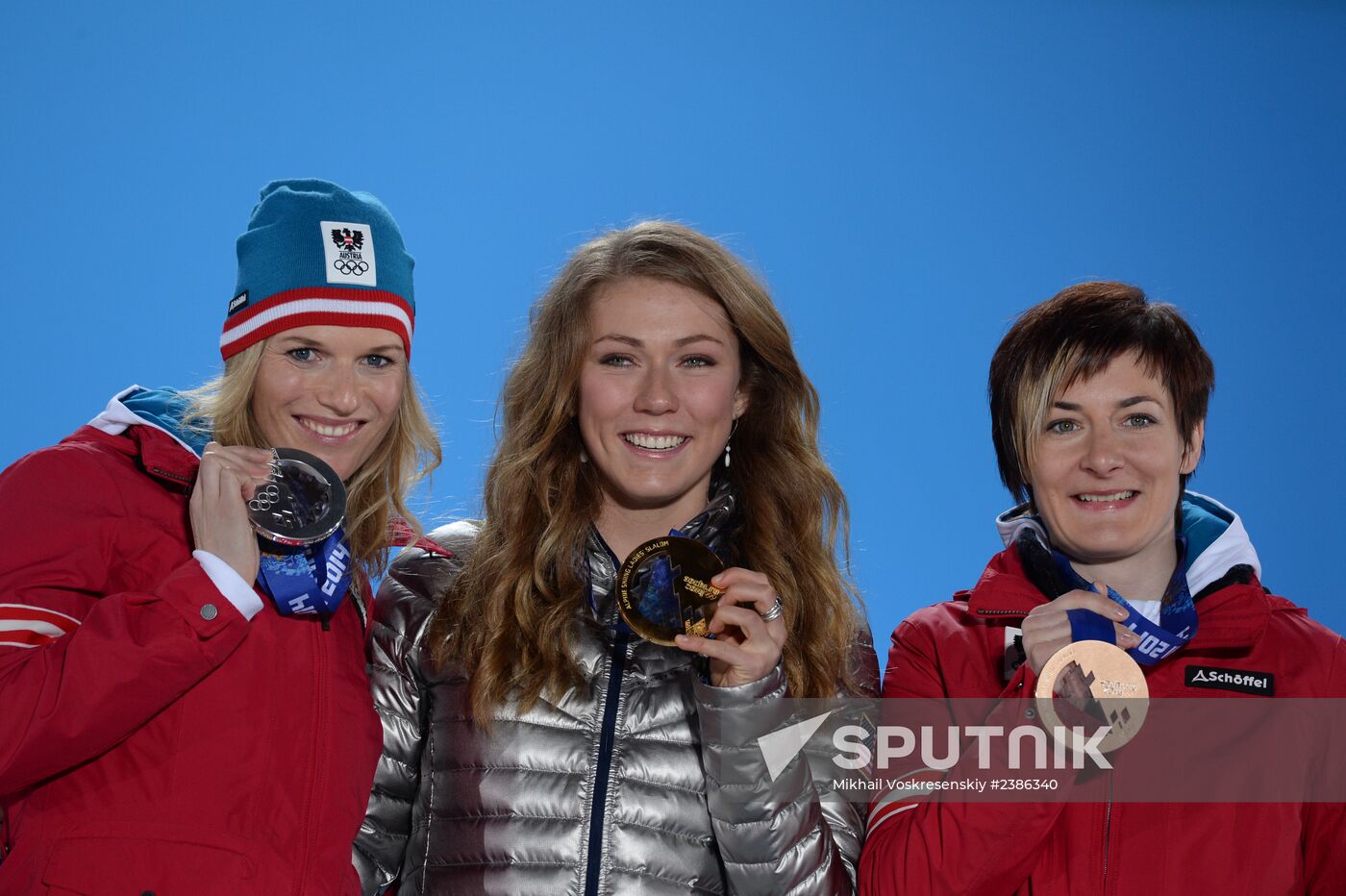 2014 Winter Olympics. Medal ceremony. Day Fifteen