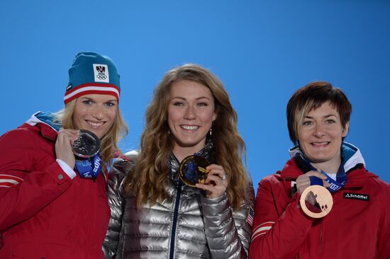 2014 Winter Olympics. Medal ceremony. Day Fifteen