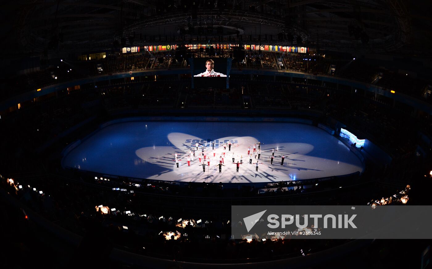 2014 Winter Olympics. Figure skating. Exhibition gala