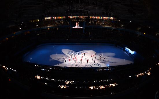 2014 Winter Olympics. Figure skating. Exhibition gala