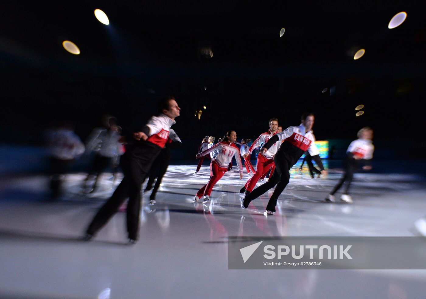 2014 Winter Olympics. Figure skating. Exhibition gala