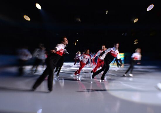 2014 Winter Olympics. Figure skating. Exhibition gala