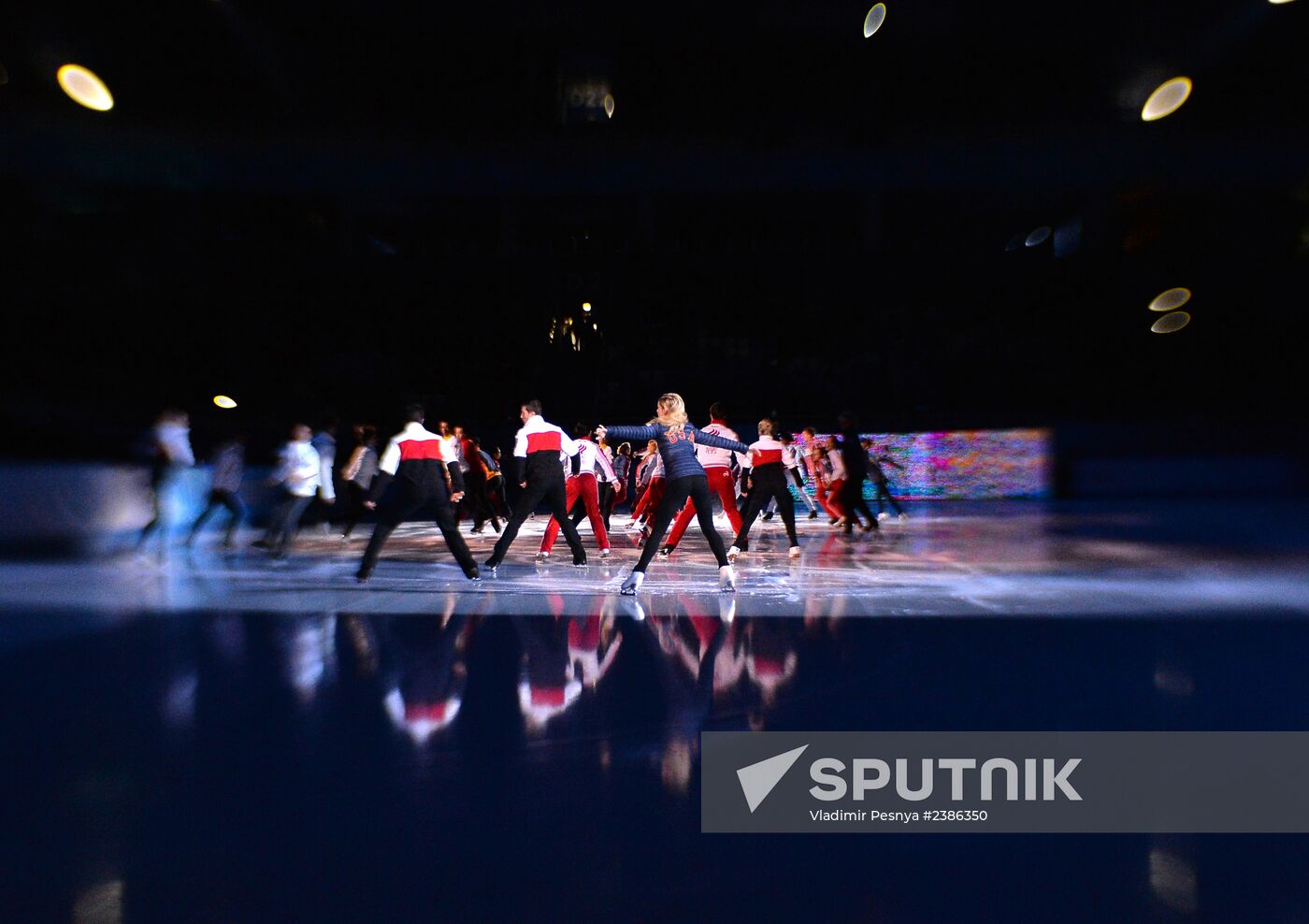 2014 Winter Olympics. Figure skating. Exhibition gala