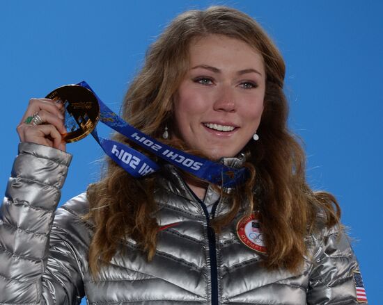 2014 Winter Olympics. Medal ceremony. Day Fifteen