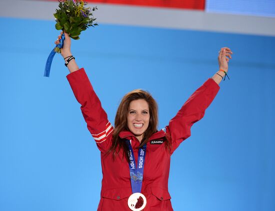 2014 Winter Olympics. Medal ceremony. Day Fifteen