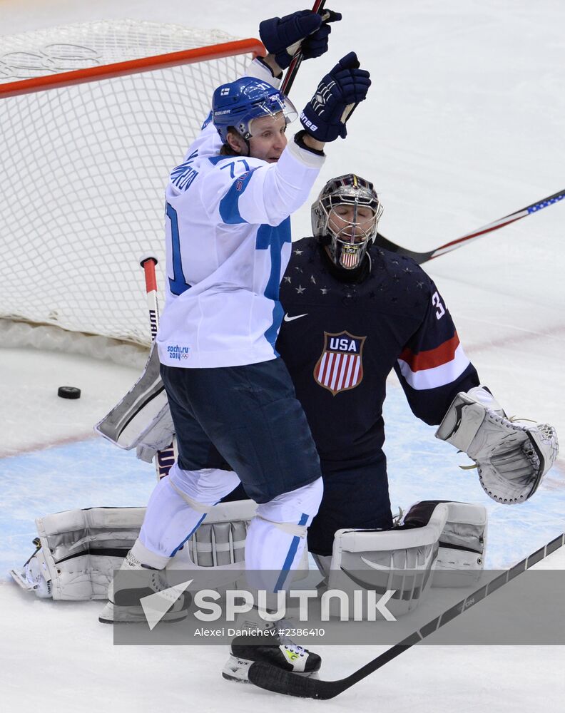 2014 Winter Olympics. Ice hockey. Men. Bronze medal match