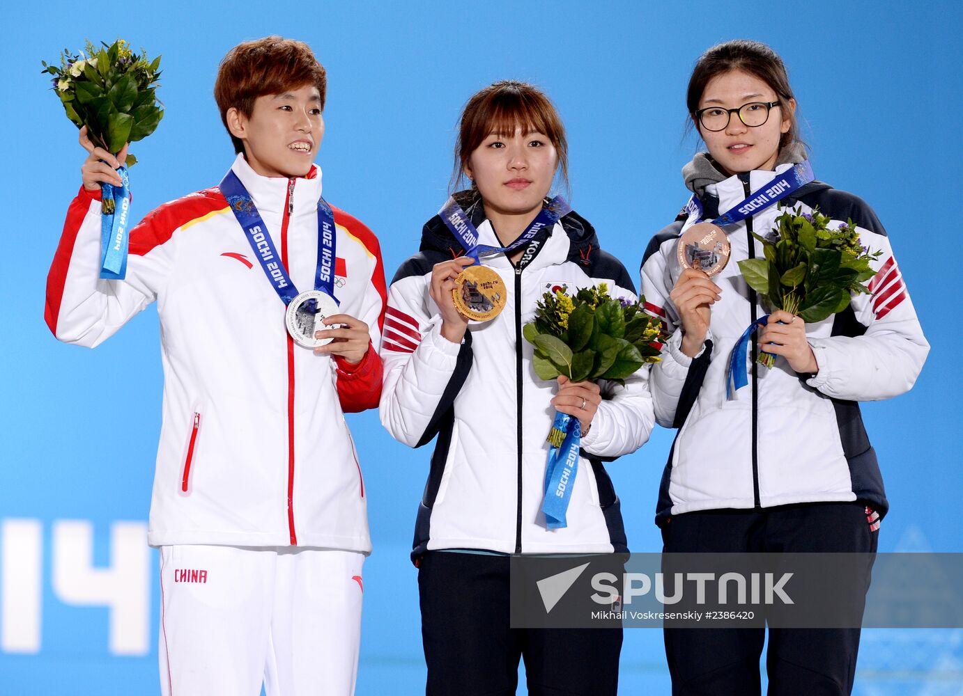 2014 Winter Olympics. Medal ceremony. Day Fifteen